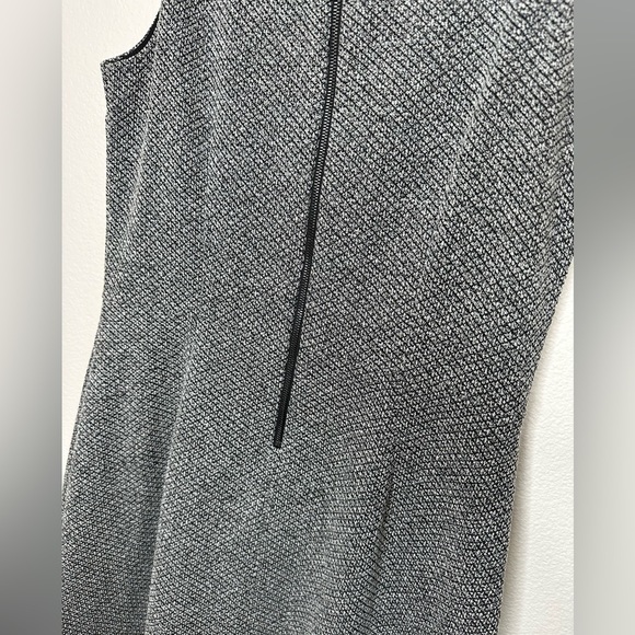 Loft Gray Business Formfitting Ruffle Bottom Dress - - Picture 5 of 10